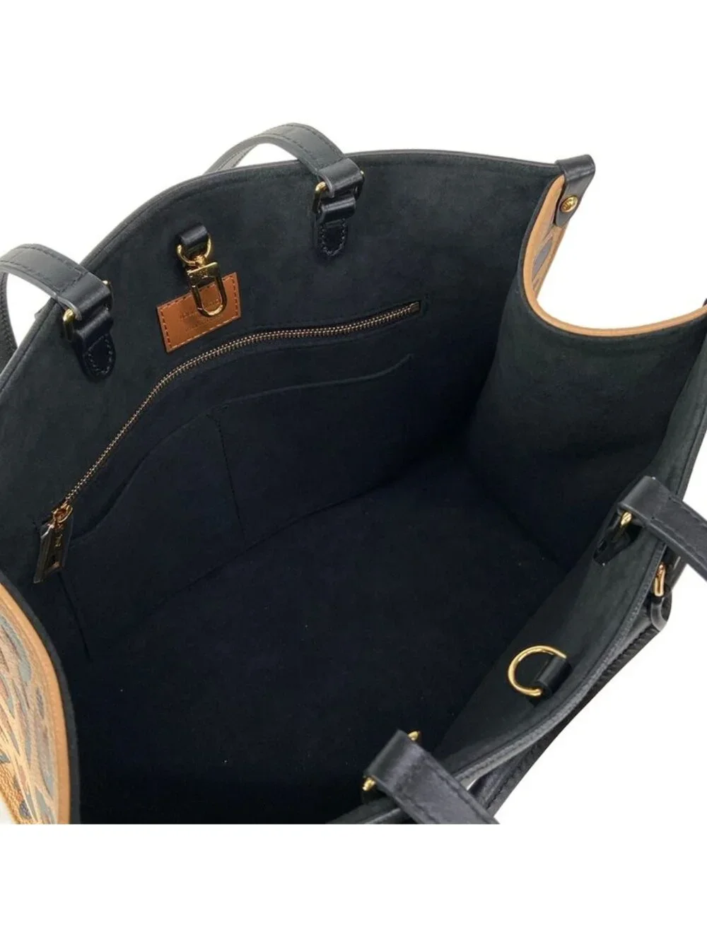Louis Vuitton Tote Wild at Heart on the Go MM Noir Leather Cowhide